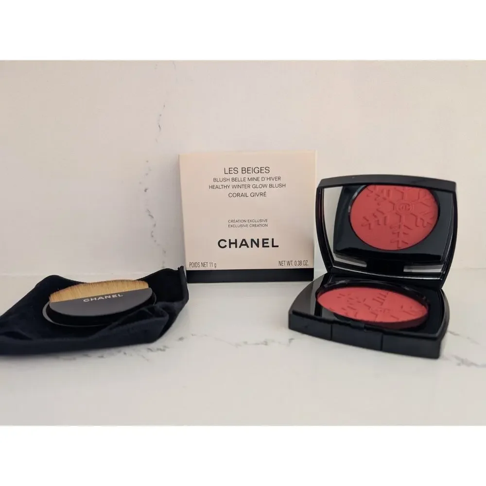 NIB Chanel Les Beiges Healthy Winter Glow Blush CORAIL GIVRÉ Limited 2024